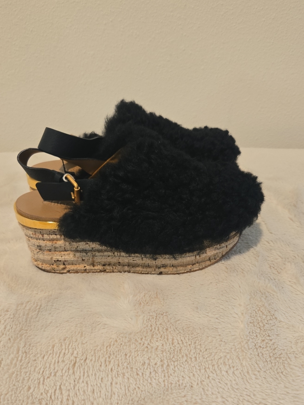 Chloe Camille Shearling Clog